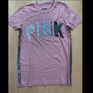 Victoria’s secret Pink, sparkle short sleeve